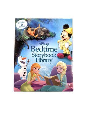 Disney Bedtime Storybook Library 6 Hardcover Books Set Ages 3+ 2017 VGC English